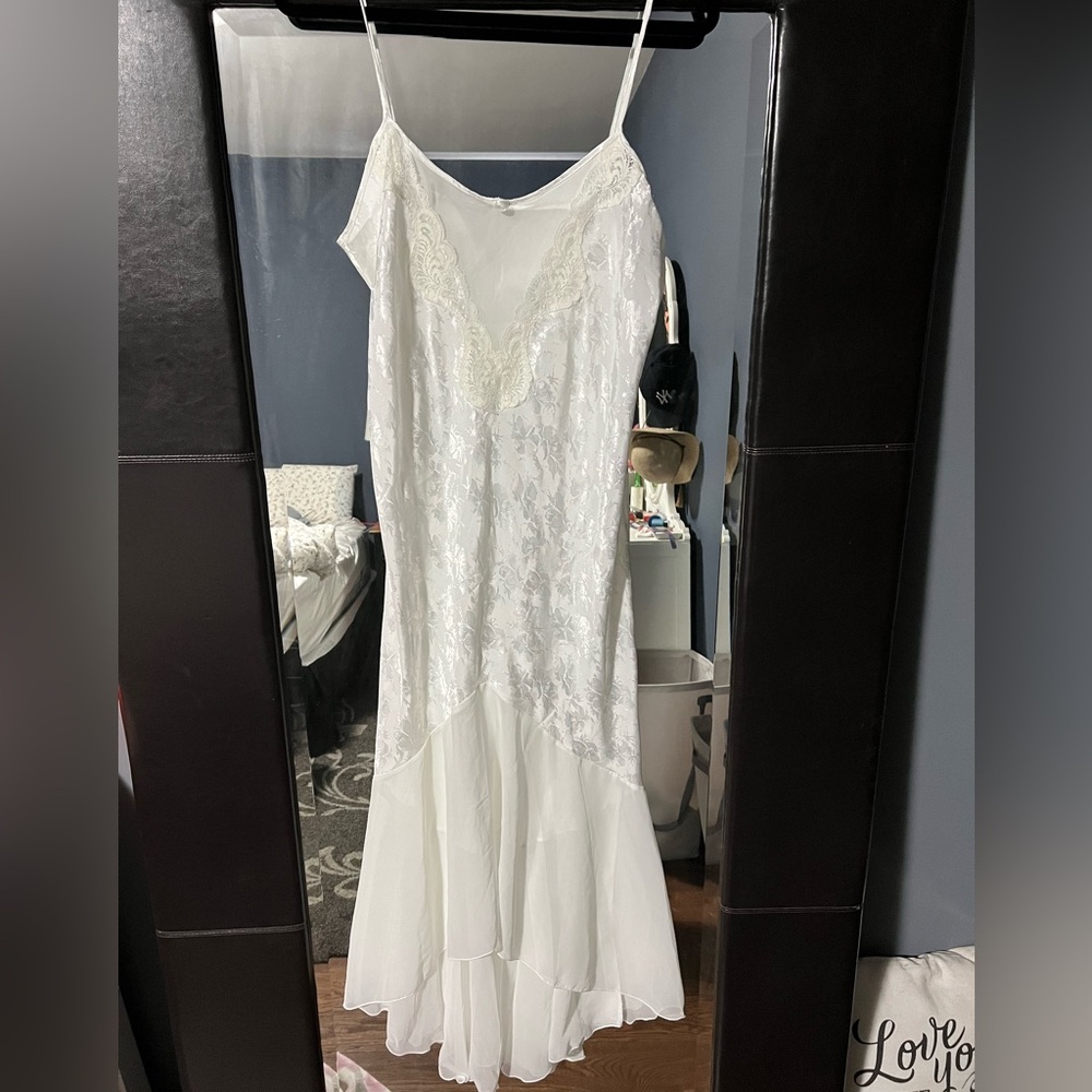 Vintage White Lingerie Dress